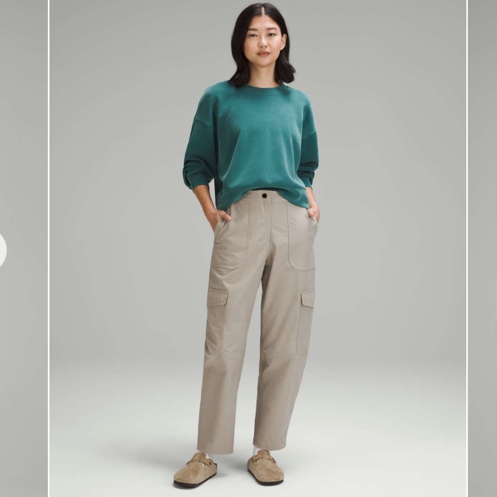 Lululemon Softstreme Perfectly Oversized Cropped Crew